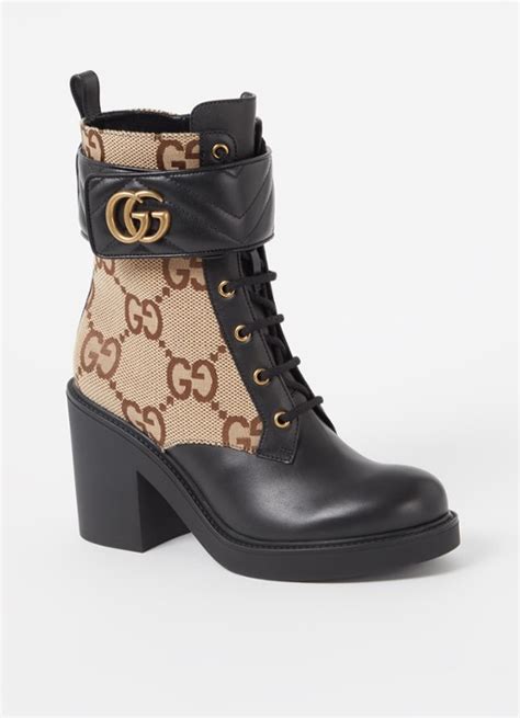 gucci laarzen dames|Gucci lace up loafers.